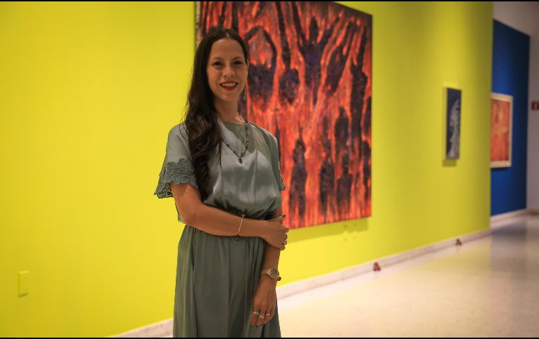 Bajo la curaduría de Talien Corona Ojeda, “Fenómeno vital” recupera en el MUSA la historia y legado de Los Vitalistas, grupo clave de la pintura tapatía de finales de los setenta. EL INFORMADOR/ J. ACOSTA.