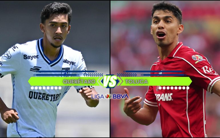 Querétaro y Toluca tienen dos triunfos, un empate y una derrota. Su diferencia está en los goles. ESPECIAL / IMAGO7 y CANVA