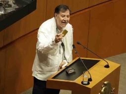 Gerardo Fernández Noroña protagonizó un peculiar momento en el Senado. SUN/C. Mejía