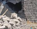 Fotografía tomada a traves de rastreo de redes que muestra los daños en una vivienda tras el terremoto de magnitud 7.2 en la región andina de Ayacucho. EFE
