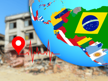 La actividad sísmica en países como Colombia, Ecuador, Perú y Chile tiene una explicación común: la interacción entre la Placa de Nazca y la Placa Sudamericana. CANVA