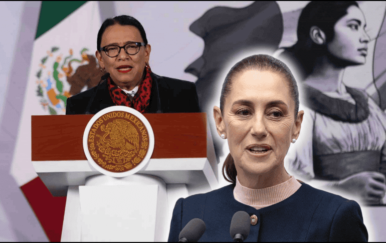 Rosa Icela Rodríguez informó en La Mañanera que la Presidenta guarda reposo por una fuerte gripe. SUN/C. Mejía EFE/J. Méndez