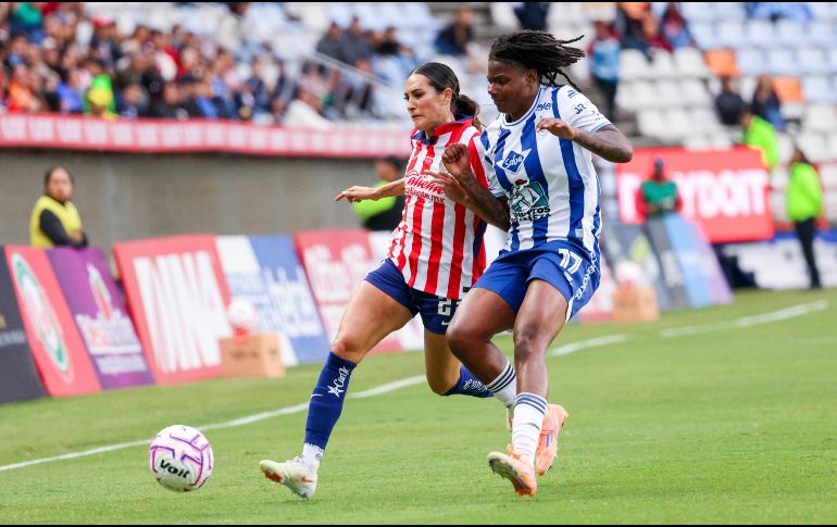 Las Rojiblancas tomaron ventaja con un autogol, pero las Tuzas reaccionaron con goles de Charlyn Corral y Yirleidis Minota. IMAGO7.