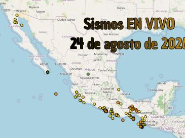 EN VIVO | Sismos en México | Viernes 24 de agosto. ESPECIAL / SSN