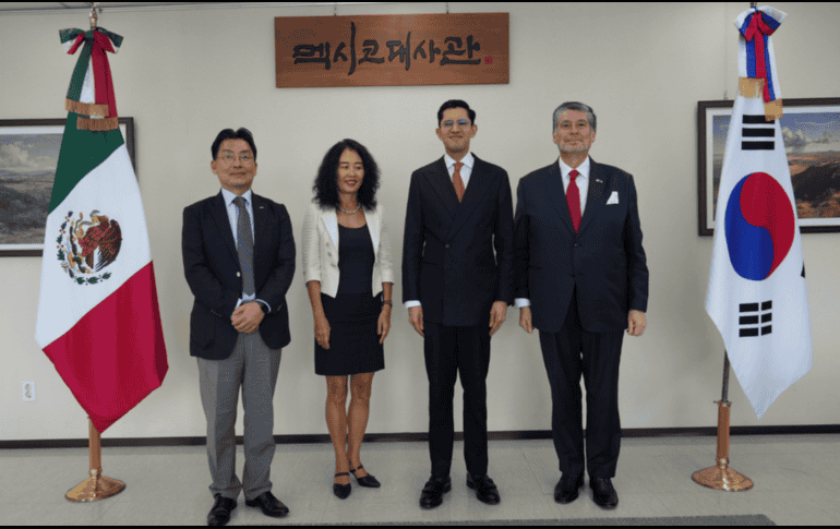 El canciller surcoreano pidió a Velasco prestar atención a las inquietudes de las empresas surcoreanas durante el proceso de revisión del T-MEC con Estados Unidos. X / @SRE_mx