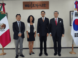 El canciller surcoreano pidió a Velasco prestar atención a las inquietudes de las empresas surcoreanas durante el proceso de revisión del T-MEC con Estados Unidos. X / @SRE_mx