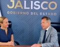 Valeria Moy compartió un mensaje con el gobernador Pablo Lemus. CAPTURA DE VIDEO