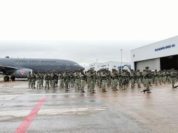 Llegan cientos de elementos federales en aeronaves de la Fuerza Aérea Mexicana. ESPECIAL