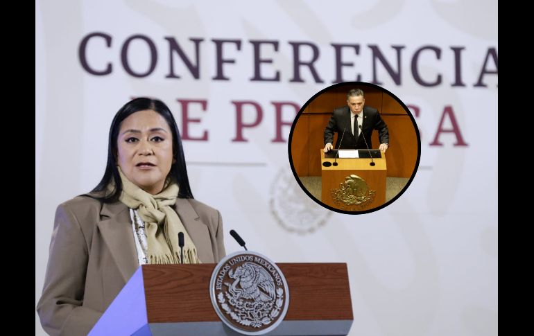 Ariadna Montiel reaccionó a la más reciente decisión del senador Enrique Inzunza. SUN/AFP