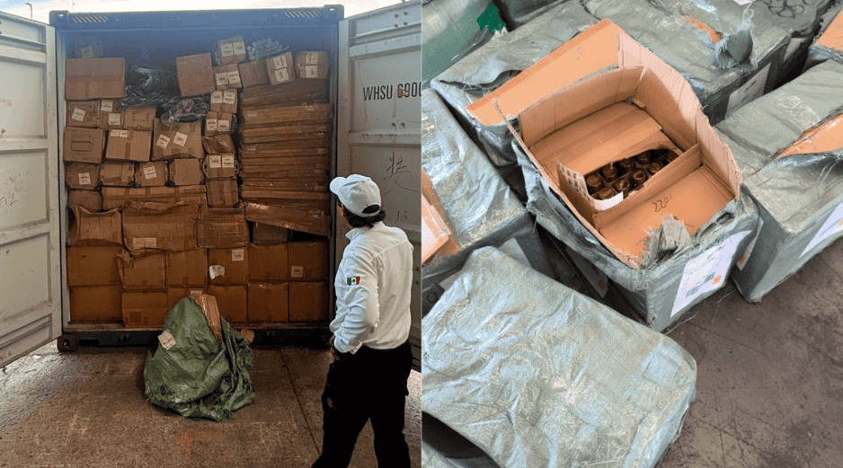 Para hacer frente a esta situación, la administración de la presidenta Claudia Sheinbaum ha intensificado los esfuerzos de fiscalización, lo que se ha traducido en millonarios decomisos de mercancías piratas en puertos clave como Lázaro Cárdenas. X/@IMPI_Mexico