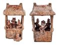 Representación de una casa precolonial. Culturas del Occidente de México 300 antes de nuestra era a 500 de nuestra era. CORTESÍA/Gliserio Castañeda García/INAH