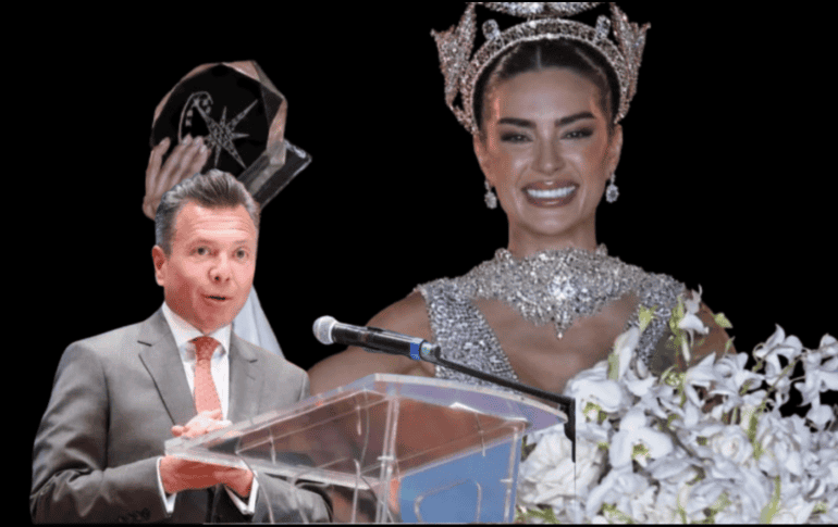 María Vargas se coronó como Miss Universo México 2026, desatando la celebración del gobernador Pablo Lemus, quien auguró éxito internacional para la jalisciense. ESPECIAL/ EL INFORMADOR/ ARCHIVO
