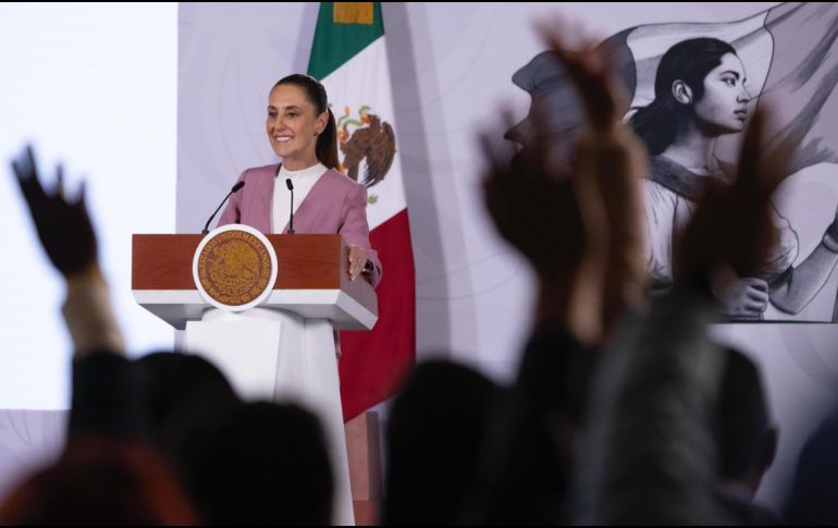 El Segundo Informe de Gobierno de Sheinbaum está programado para el martes 1 de septiembre a las 11:00 horas, en el Patio de Honor de Palacio Nacional. EFE/ Presidencia de México