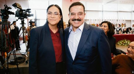 Carlos Lomelí llevó los temas de Jalisco a las mesas de trabajo de Morena, en las que también participó la presidenta nacional del partido, Ariadna Montiel. ESPECIAL