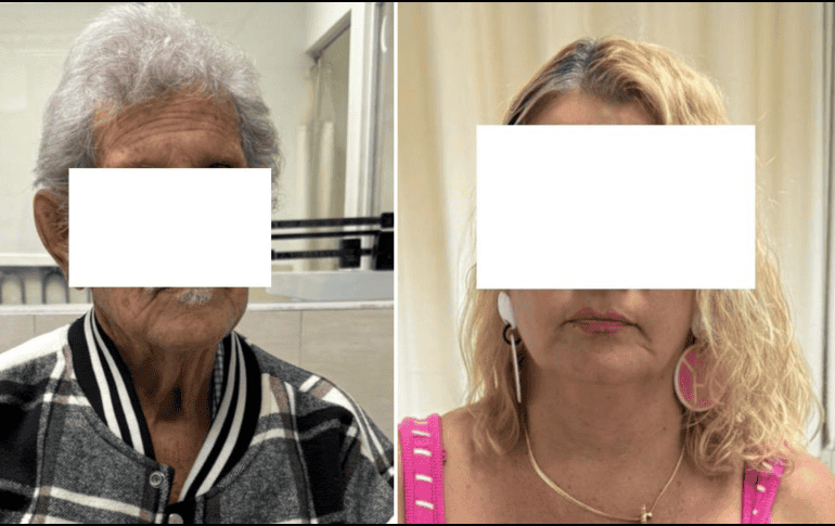 Por lo anterior, quienes se identificaron como Martha “N”, de 51 años, y Francisco “N”, de 86, fueron puestos ante un agente del Ministerio Público. ESPECIAL / POLICÍA DE GUADALAJARA 