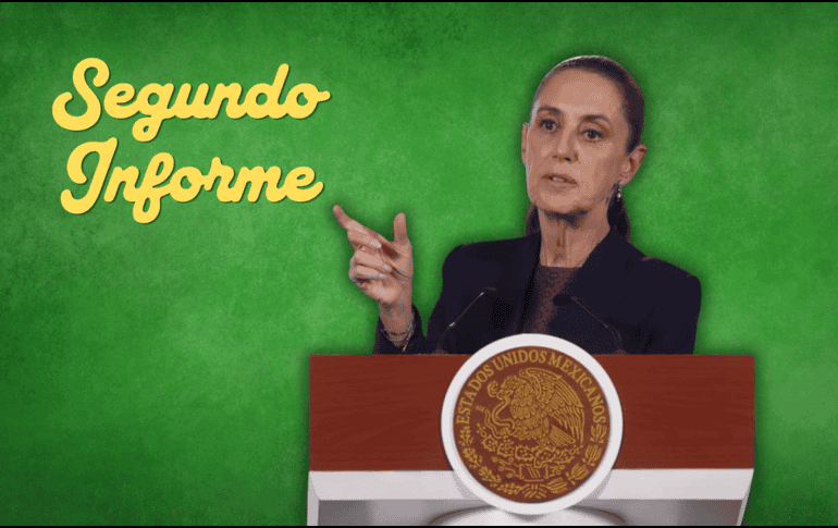 La Presidenta Claudia Sheinbaum Pardo presenta hoy su Segundo Informe de Gobierno. SUN / ARCHIVO