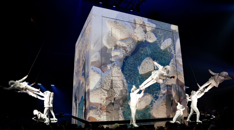 El Cubo es esencial en la historia y es la primera vez que se utiliza un elemento tan grande en el escenario / Fotos: Jean-François Savaria