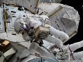 Ambas astronautas llegaron a la Estación Espacial Internacional en febrero de 2026 como parte de la misión Crew-12 de SpaceX. EFE / NASA