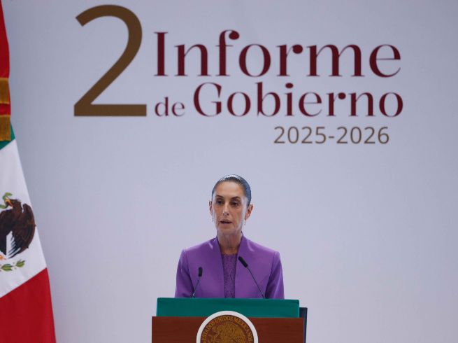 Claudia Sheinbaum afirmó que la pobreza laboral en 2026 se ubicó en su mínimo histórico desde 2005. SUN/D. Sánchez
