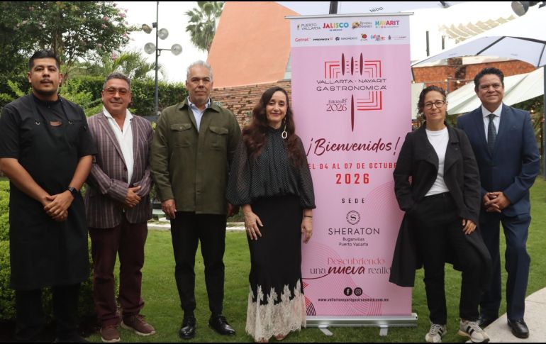 Jalisco será sede de Vallarta Nayarit Gastronómica 2026, que reunirá a más de 80 chefs y especialistas de seis países del 4 al 7 de octubre. CORTESÍA.