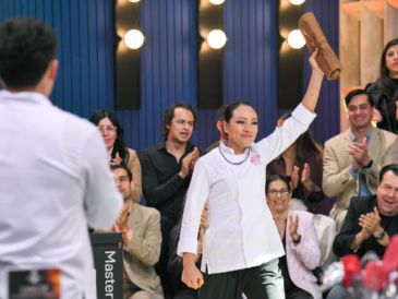 Durante el reto de elaborar un menú de cuatro tiempos, Claudia Ruiz se llevó el título de "Maestra del Fuego". ESPECIAL