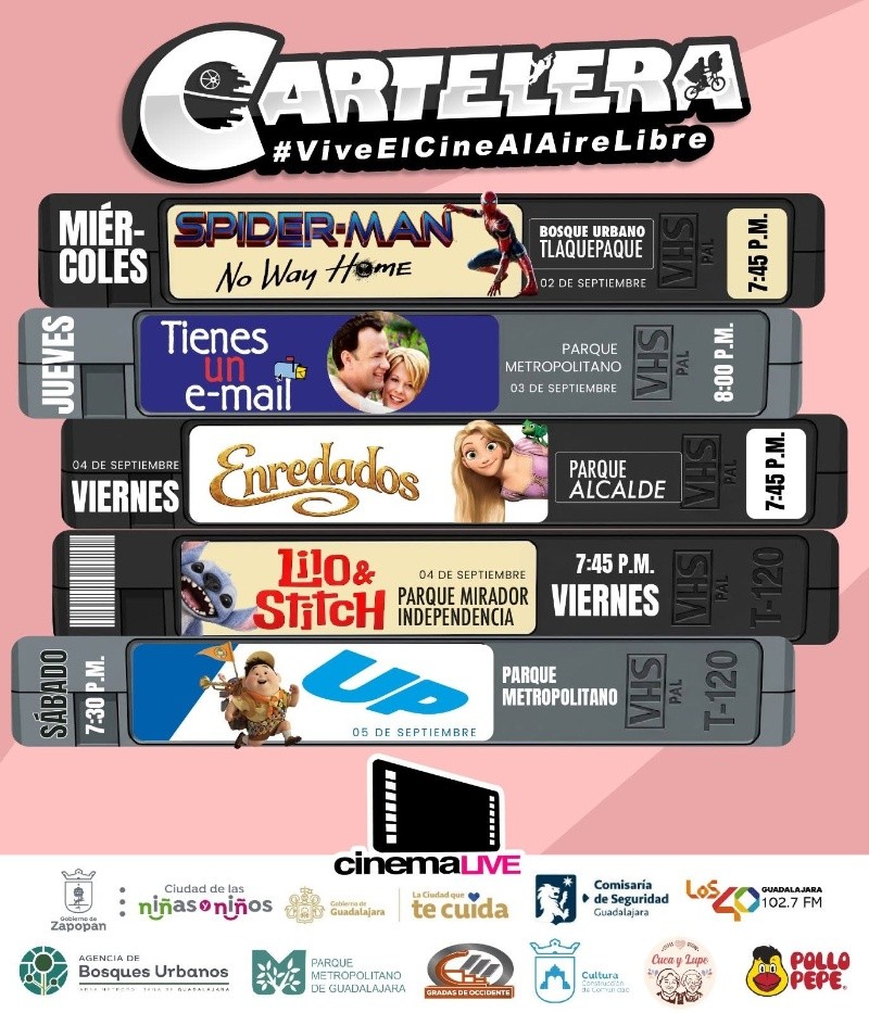 ESPECIAL/ Facebook/ Cinema Live Guadalajara.