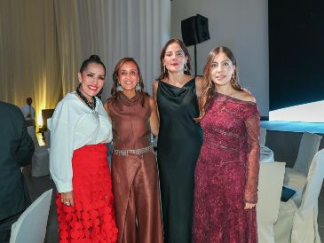 Tatiana Anaya, Maye Villa de Lemus, Arlette Chapoy y Michelle Becerra. GENTE BIEN JALISCO / Revista del 4 de septiembre 2026
