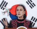 La Presidenta Claudia Sheinbaum anunció la visita a México del presidente de Corea del Sur, Lee Jae-myung, para este mes de septiembre. EFE/S. Gutiérrez ESPECIAL/Canva