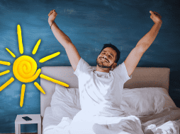 Si abres los ojos temprano un sábado sin ayuda tecnológica, significa que tu organismo ha anticipado el despertar de manera saludable. ESPECIAL / CANVA