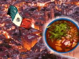 Taxco de Alarcón se posiciona como el Pueblo Mágico con el mejor pozole rojo para este 15 de septiembre. Conoce los detalles de este destino guerrerense ideal para las Fiestas Patrias. ESPECIAL/Secretaría de Turismo/Canva
