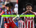 La diferencia en la clasificación hace que Chivas parta con una mejor producción de puntos, aunque San Luis llega con el impulso de haber conseguido su primera victoria como visitante en la jornada anterior. ESPECIAL / IMAGO7 y CANVA