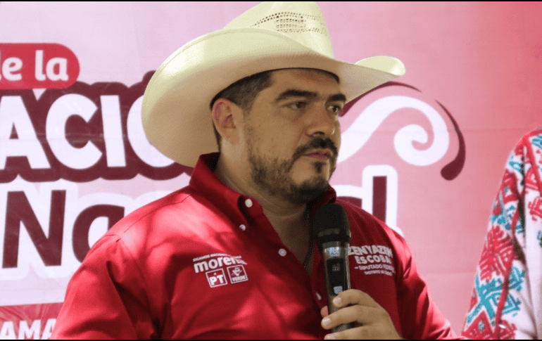 Zenyazen Escobar se desempeñó como secretario de Educación del exgobernador Cuitláhuac García previo a sentarse en una curul en la Cámara de Diputados. X / @ZenyazenEscobar