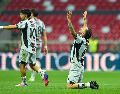 Edgar Zaldivar durante el festejo de gol en el partido correspondiente a la jornada 5 del torneo Apertura 2026 de la Liga BBVA MX. IMAGO7