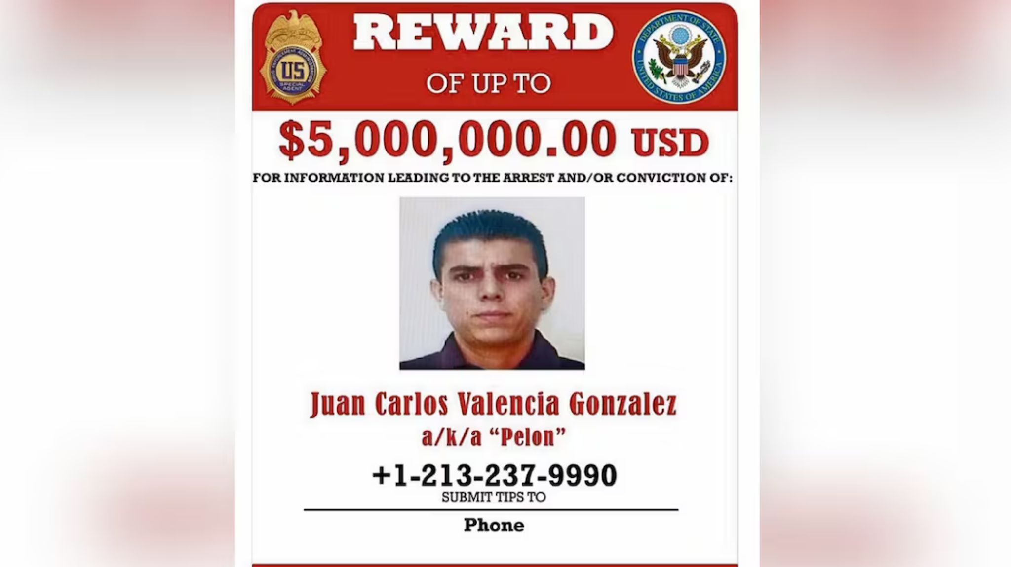 Con la caída de 'El Mencho', el CJNG tiene un nuevo líder: Juan Carlos Valencia González. ESPECIAL/DEA