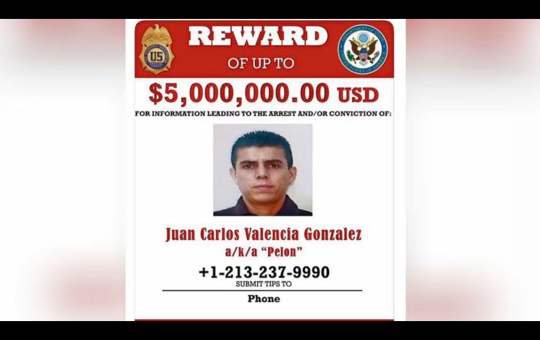 Con la caída de 'El Mencho', el CJNG tiene un nuevo líder: Juan Carlos Valencia González. ESPECIAL/DEA