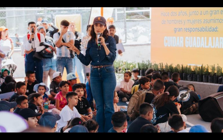 Verónica Delgadillo resaltó los programas Listas y Listos para la Escuela y Escuelas con Corazón, enfocados en la educación de los niños. ESPECIAL
