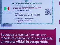 El pasado 19 de mayo, la titular de la Segob, Rosa Icela Rodríguez anunció la CURP con cambios en personas con reporte de desaparición. SUN/C. Mejía