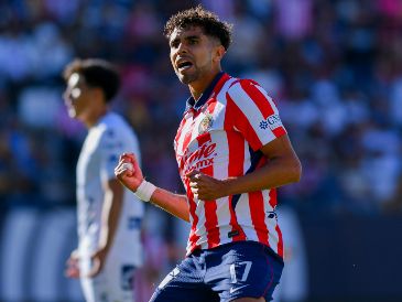 Ricardo Marín busca consolidarse entre los mejores goleadores de Chivas en la era de Amaury Vergara. IMAGO7.