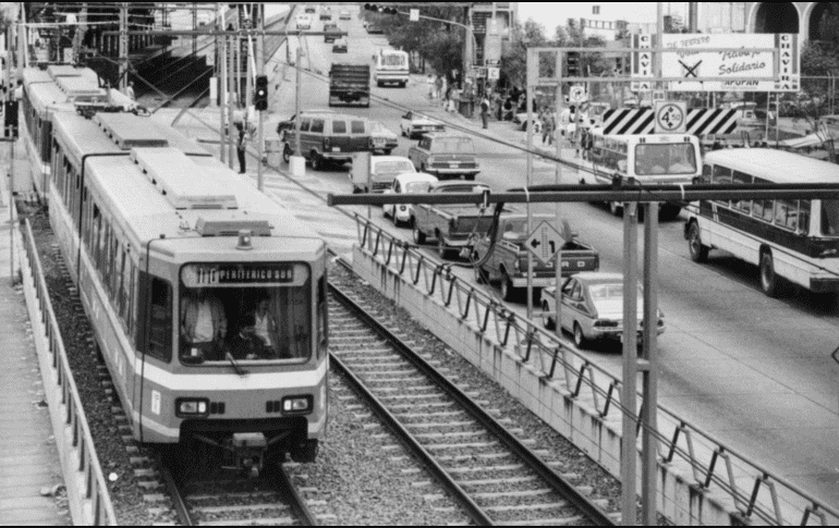 El Sistema de Transporte Colectivo Urbano Subterráneo del Tren Ligero. 3 de febrero de 1993. EL INFORMADOR/ ARCHIVO