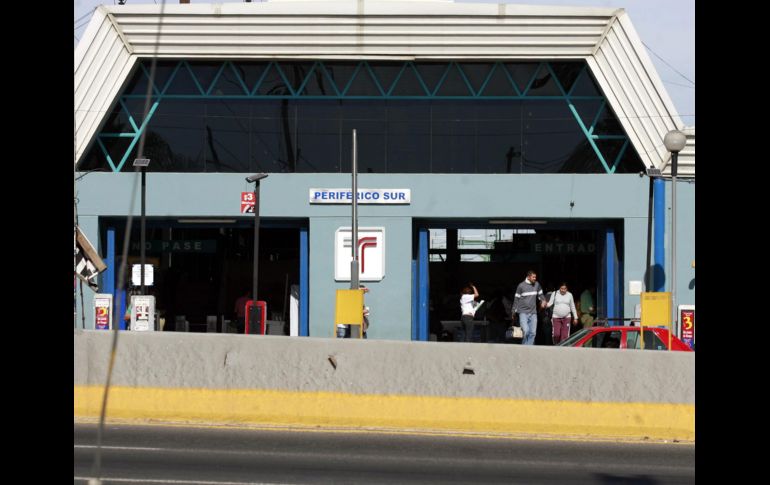 Estación Periférico Sur. EL INFORMADOR/ ARCHIVO