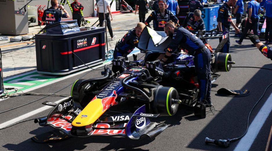 Hadjar, de acuerdo con Red Bull, sufrió una fractura mientras practicaba boxeo durante las vacaciones de mitad de temporada. EFE / ARCHIVO