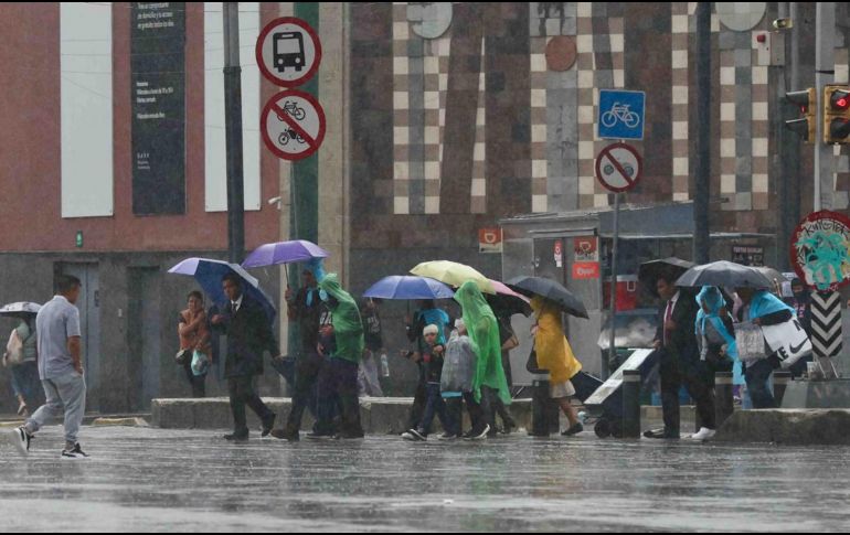 Se esperan fuertes lluvias y granizo esta tarde en Ciudad de México. SUN / ARCHIVO