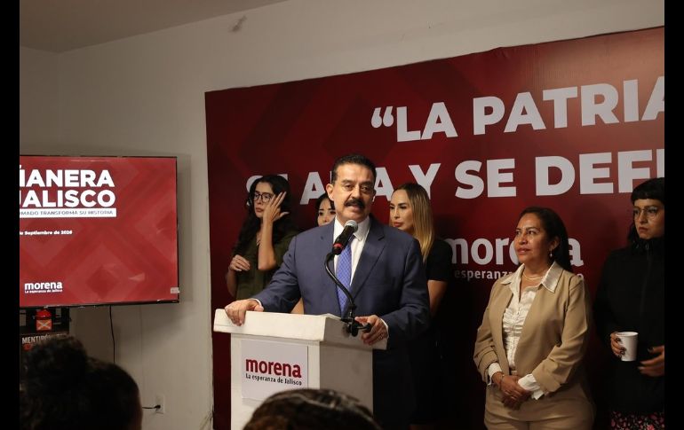 Lomelí Bolaños criticó que Movimiento Ciudadano sostenga que Jalisco no recibe recursos de la Federación. CORTESÍA