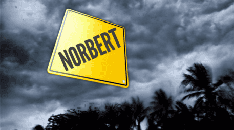 La tormenta tropical “Norbert” es el decimocuarto sistema con nombre de la presente temporada de ciclones tropicales en la cuenca del Pacífico. ESPECIAL / CANVA