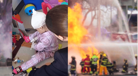 Un año después de la tragedia, la pequeña es parte del Programa de Secuelas de la fundación, que brinda rehabilitación a niñas, niños y adolescentes que sufrieron quemaduras severas. SUN/V. Rosas ESPECIAL