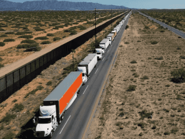La inhabilitación del paso para unidades vacías en el Puente Zaragoza ha obligado a los transportistas a modificar drásticamente sus rutas logísticas, desviando el tráfico hacia el Puente Internacional Los Indios, ubicado al oeste de Brownsville. EFE/ARCHIVO
