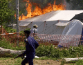 La ciudad de Bukavu sufre de forma recurrente incendios durante la estación seca, y sólo en los últimos dos meses el fuego ha destruido miles de viviendas en distintas comunas. AP/ ARCHIVO