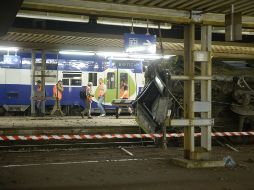 El accidente del tren regional tuvo lugar entre Tourville y Elbeuf-Saint-Aubin, a la altura del municipio de Cléon. AFP/ARCHIVO
