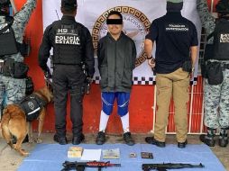 En el operativo también participó el escuadrón canino K9 de la Secretaría de Seguridad del Estado. ESPECIAL