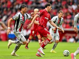 Una fuerte tormenta eléctrica obligó a suspender momentáneamente el encuentro de la Jornada 8 donde el Toluca vencía 5-1 al Atlas de forma contundente. IMAGO7.